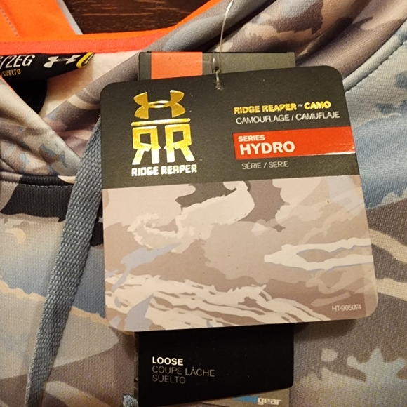 UNDER ARMOR Camo Hoodie - Size XXL NWT Pull-over with Kangaroo Pockets - Picture 9 of 16